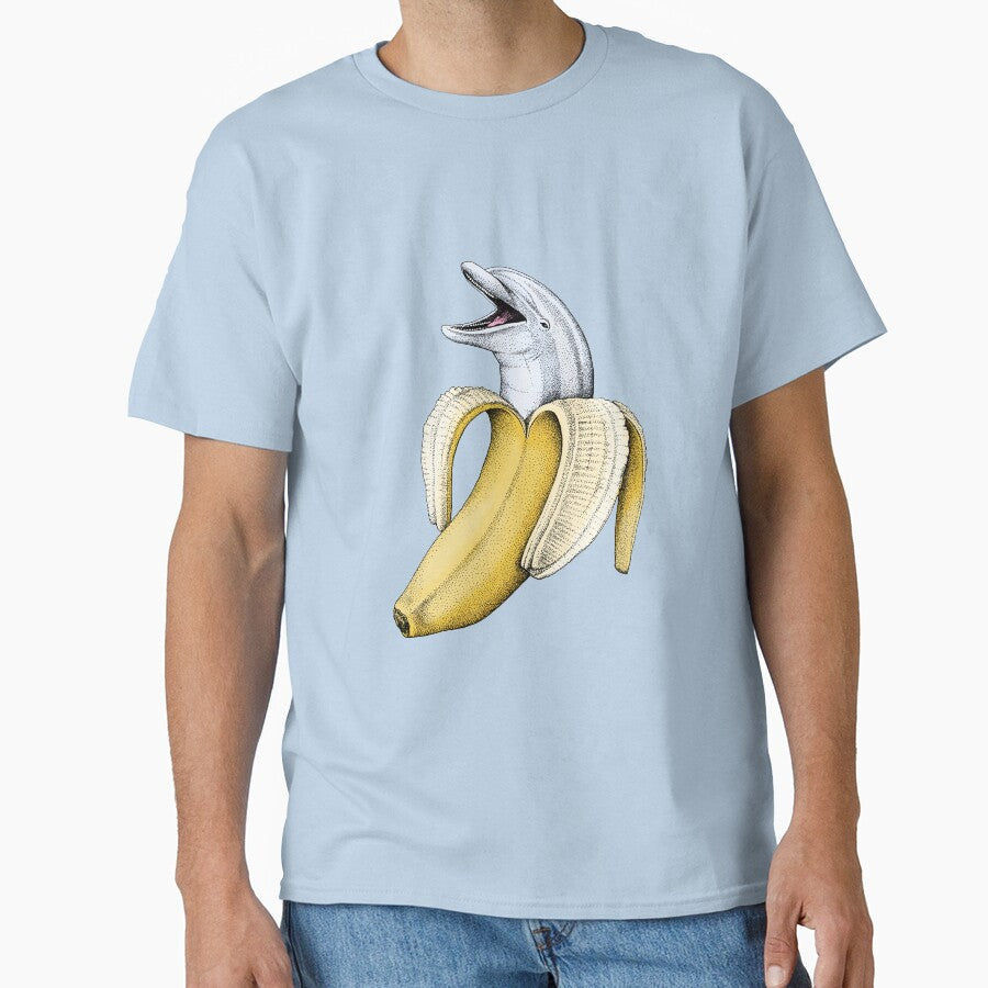 Surprise! Dolphin Banana by HabbyArt Unisex