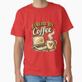 Fueled by Coffee – Cozy Coffee Lover Aesthetic Vintage Retro Design for T-Shirt, Sticker, iPhone case, mug, bag, hoodie by ArtByTripti