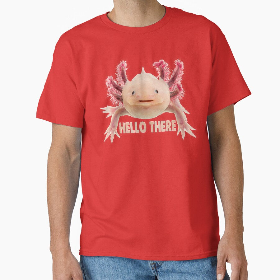 Axolotl Telling To You 'HELLO THERE' by Phantasmal-2-do