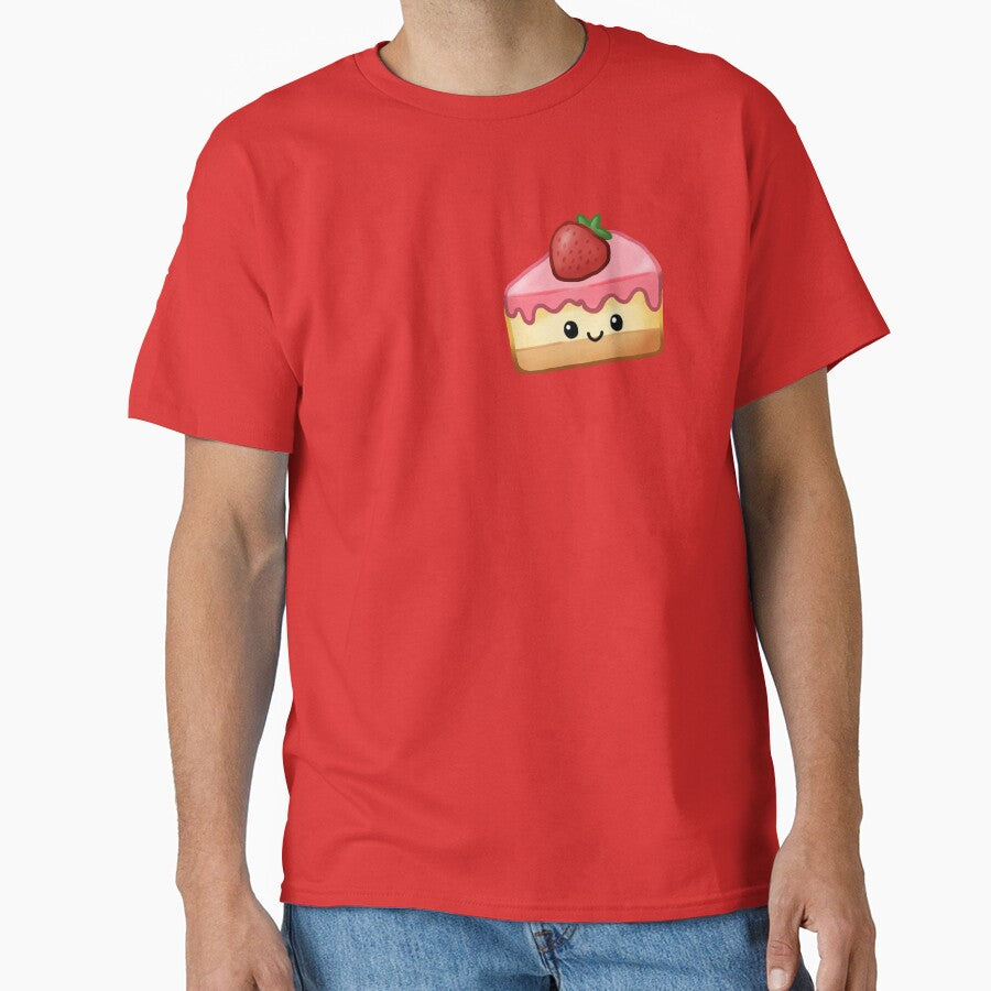 Kawaii Slice of Strawberry Cake by Dalevalart