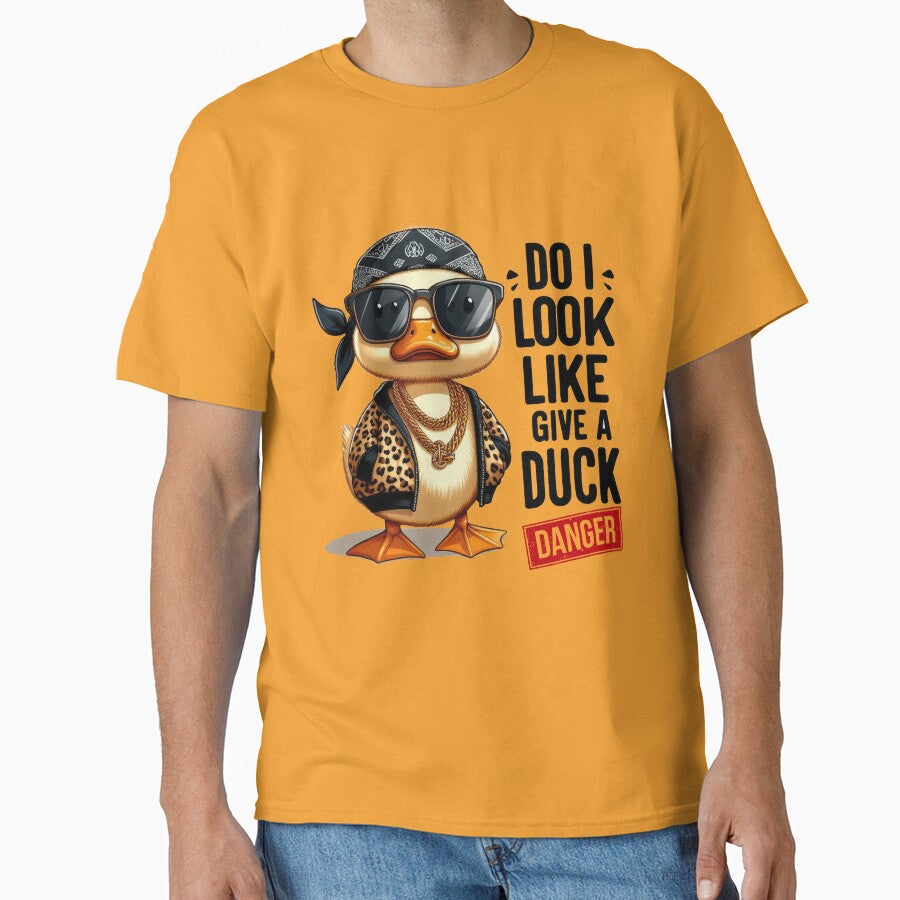 Boss Duck Vibes: 'Do I Look Like I Give a Duck?' - Funny and Cool Duck Design by Ali Doodles
