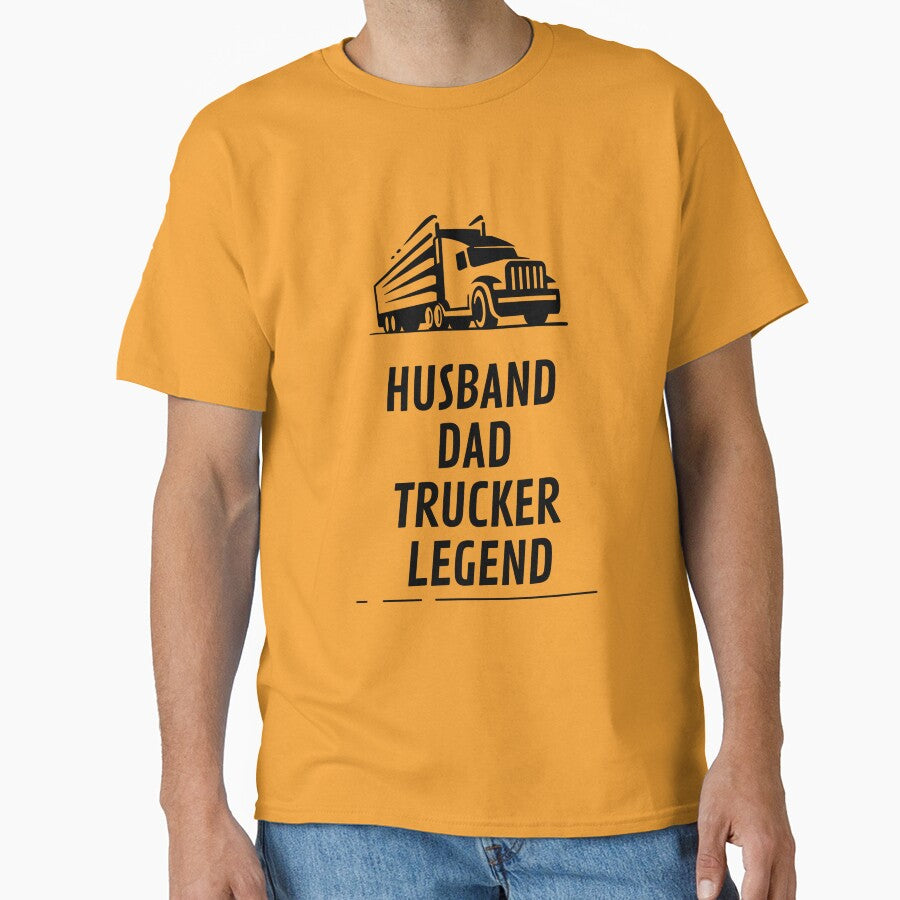 Husband Dad Trucker Legend by AlpacaSmokes
