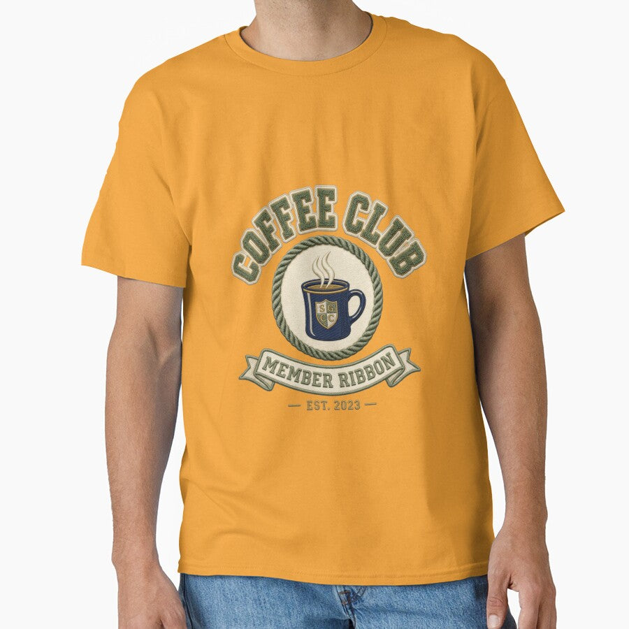 Coffee Club Goose Frog Sticker Badge by The Silly goose country club