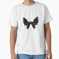 Black Coquette Bat Bow Retro Halloween by Orchino