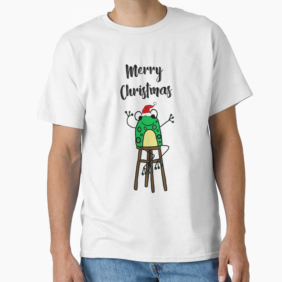 Funny Green Fog Merry Christmas Holiday Cartoon by Nature's Fancy