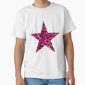 pink leopard print star by funkyrainbowss