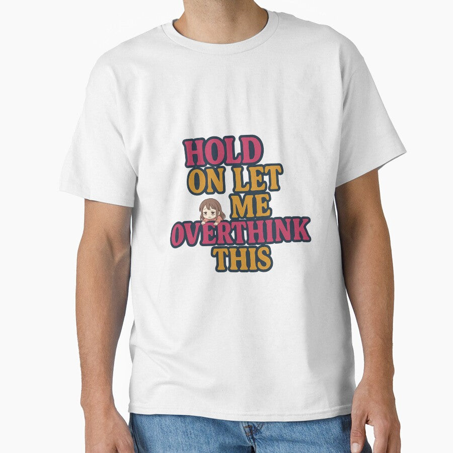 Funny Overthinking T-Shirt & Hoodie | Chibi Anxiety Mental Health Apparel Gift by Jaded's Cute Clips