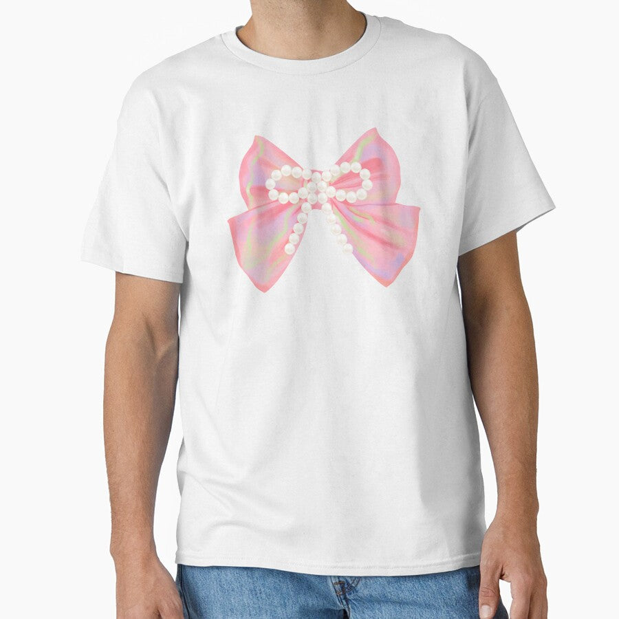 Pink Cute Bow with Pearls Girly by We Are Stardust