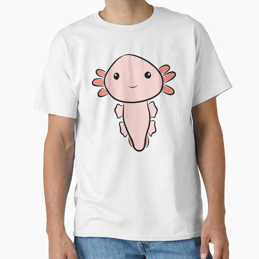 Adorable Kawaii Axolotl Design – Cute Aquatic Friend Art by RDclothes