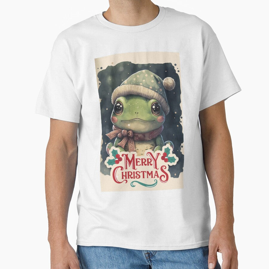 Christmas Frog -  Holiday Greeting Cards by Milovani