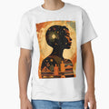 Retro 70s Pop Art Orange Brown #3 by Prints and Lifestyle