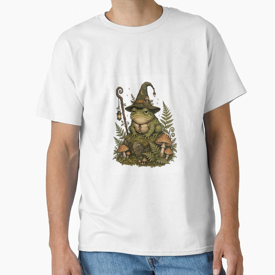 Wizard Frog - Goblincore Aesthetic Forest Magic by morikuma