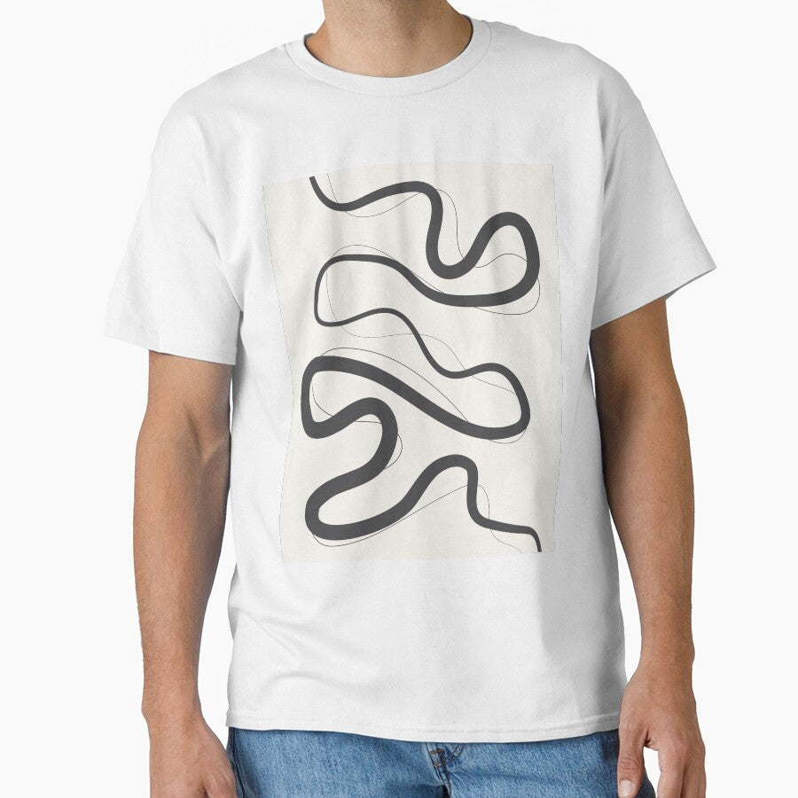 Minimalist Abstract Line Art 06-01 by PAPER MOON art & design