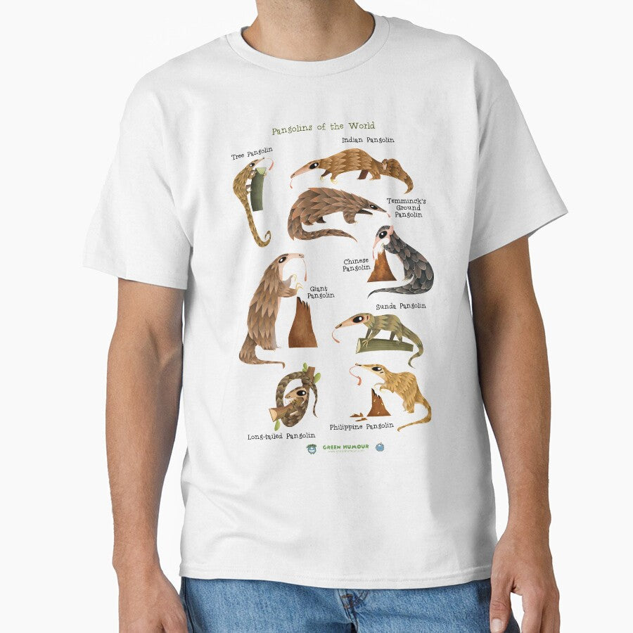 Pangolins of the World by Green Humour Unisex