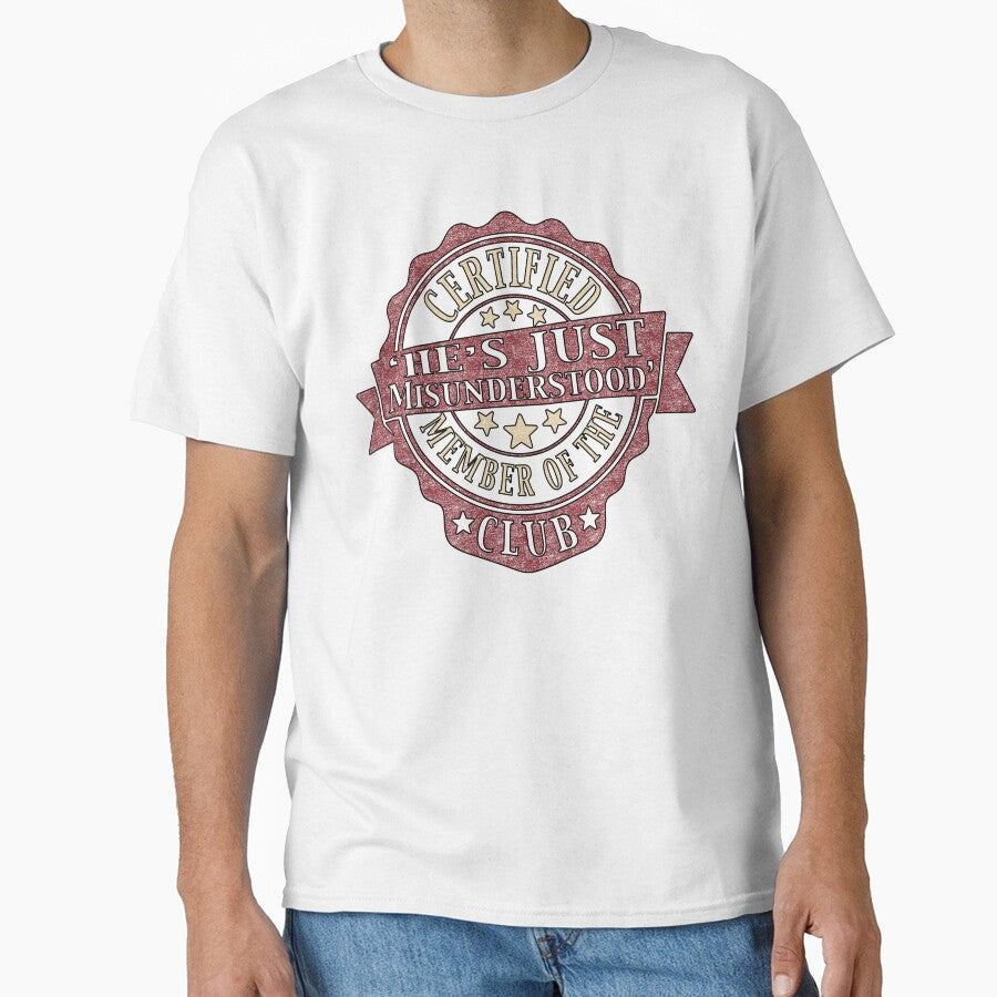 Certified 'He's Just Misunderstood' Club by Nevermore Prints