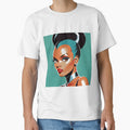 Retro 70s, Pop Art,  Portraits,  Teal by Prints and Lifestyle