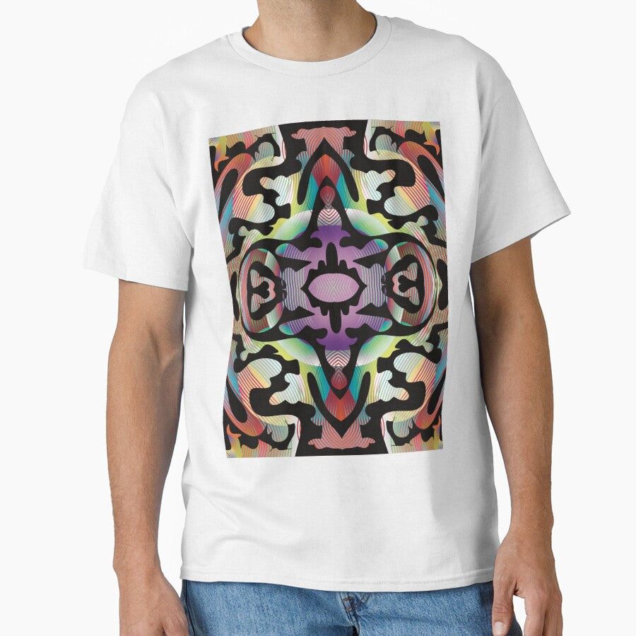 Black shapes over an abstract background by Static.Alien