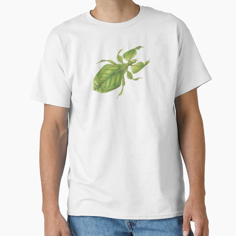Vintage Scientific Illustration of a Leaf Insect by bookishneighbor