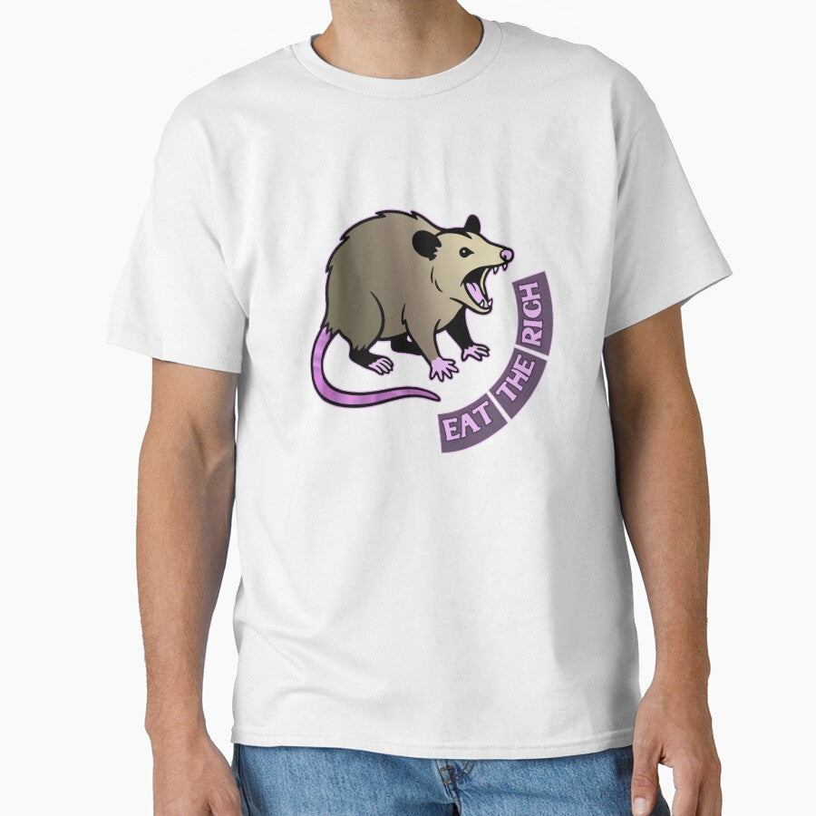 possum eat the rich by Misstickers