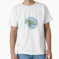 Turtle Ocean Spiral – Marine Life Aesthetic Design by ColorNest Designs