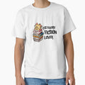 Funny Book Cat Lover Quote Cat-egory Fiction Lover by Artycom