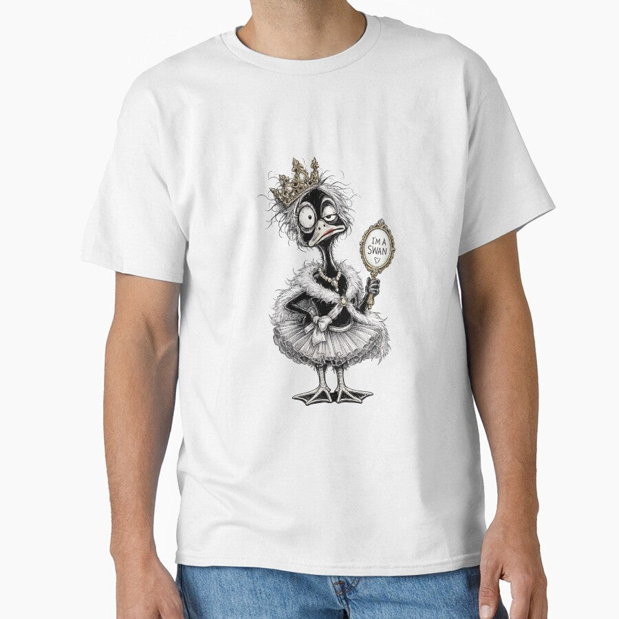 Funny Swan Wannabe Duck by NucciCollective