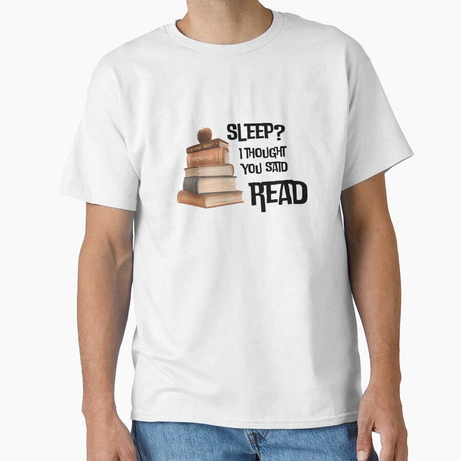 Funny Book Lover Quote Sleep I Thought You Said Read by Artycom