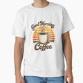 Good Morning Coffee Club for Coffee Lover Quote Design for Caffeine Addicts & Barista Life for T-Shirt, Sticker, iPhone case, mug, bag, hoodie by ArtByTripti