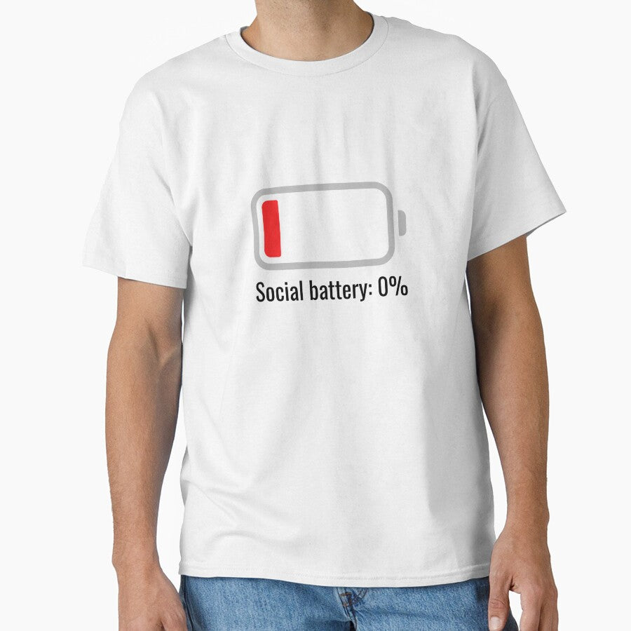 "Social battery 0%" Funny phrase by Viper58