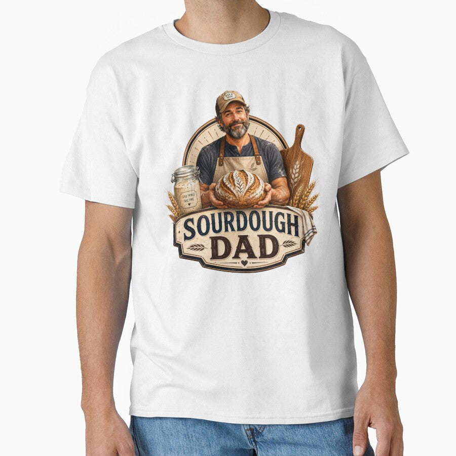 Sourdough Dad Artisan Bread Baker by Mosslume Studio
