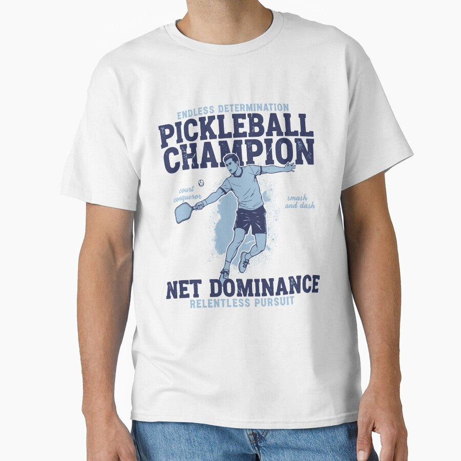 Pickleball Champion Net Dominance Relentless by LuminOrb