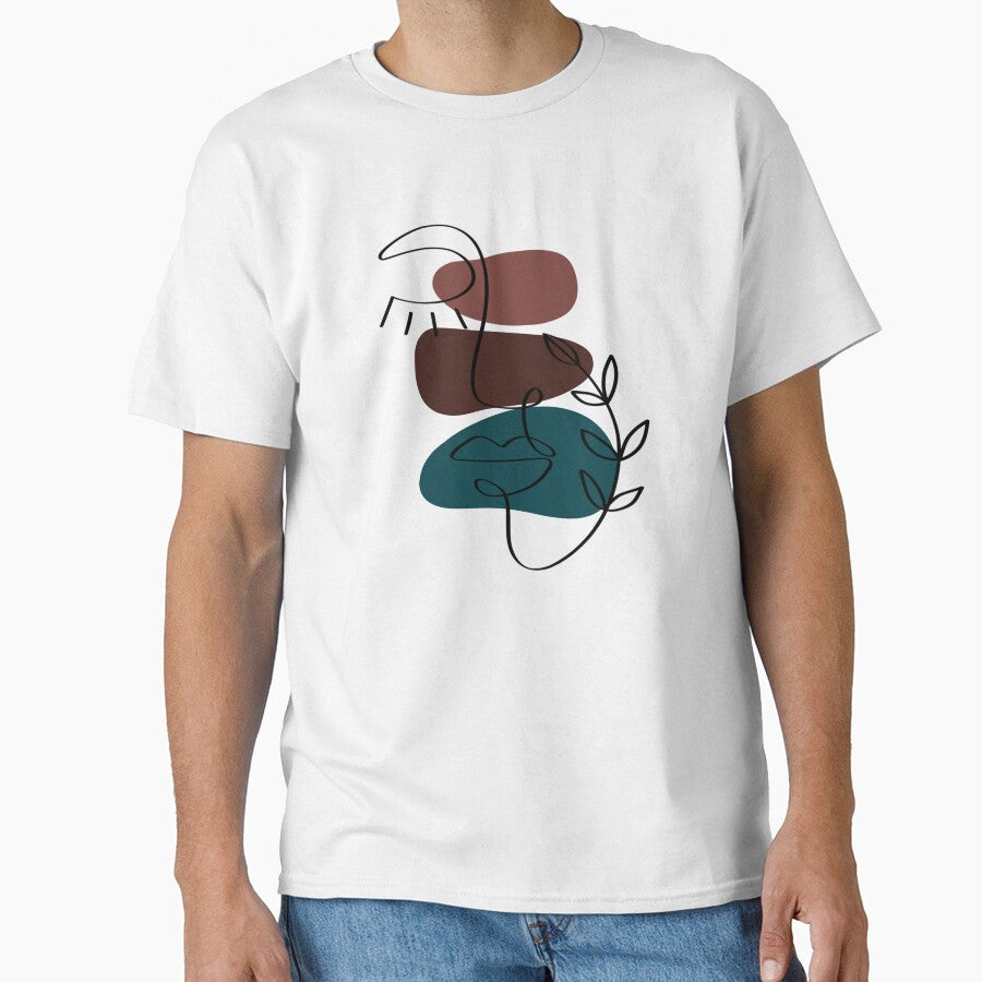 Line Face Art Modern Minimalist Abstract Boho by Not A Typical  Teacher