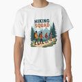Hiking Squad T-Shirt – Funny Outdoor Adventure Merchandise | Hiker Gift by Vajid Designs