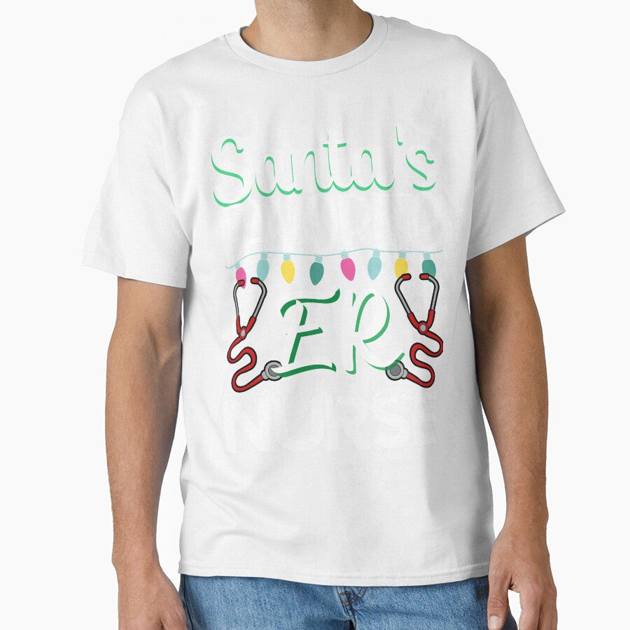 Santa's Favorite ER Nurse, Nurse Christmas Crew by WOW TeesAndThings