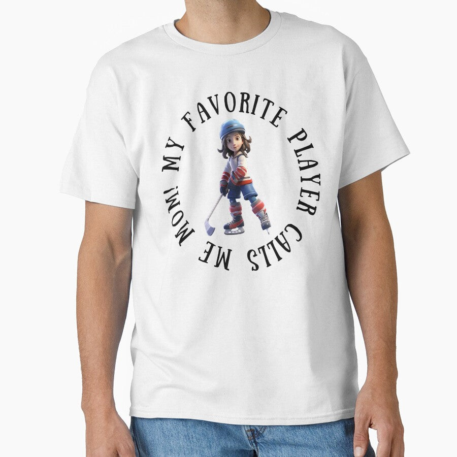 My Favorite Ice Hockey Player Calls Me Mom! Hockey Mom Gift by SSustainable