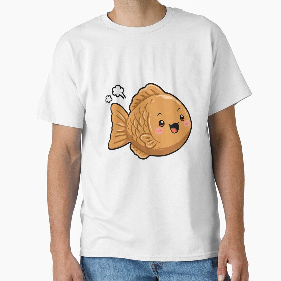 Cute Taiyaki Fish Kawaii Japanese Dessert Cartoon by Dospart