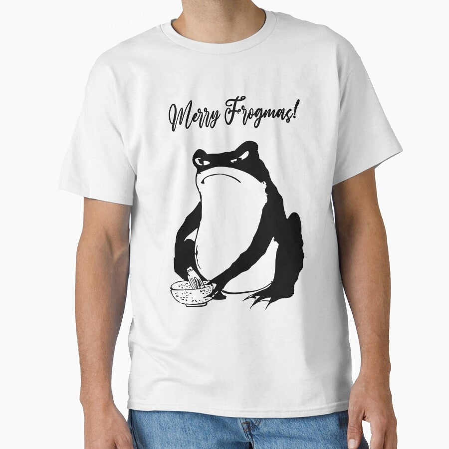 Festive Melancholy: Matsumotos Unimpressed Frogmas Greetings by EmeraldeaArt