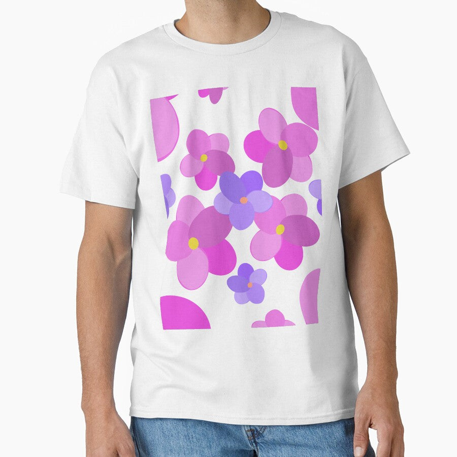 Pink and Purple Flowers by Victoria Rose