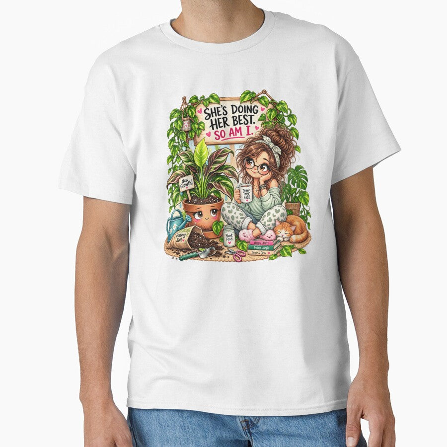 She’s Doing Her Best So Am I – Funny Plant Mom by CottageGardenCo
