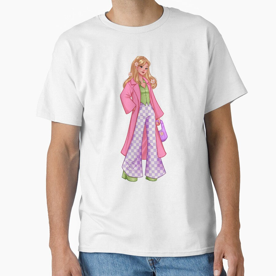 Fashion girl, Women's day, neon colors, aesthetic, girly gift, girly stickers by RosieArtGallery
