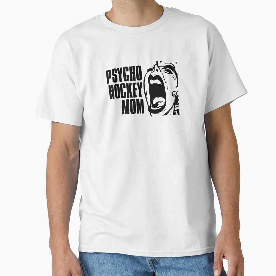 PSYCHO HOCKEY MOM by I HEART SPORTS
