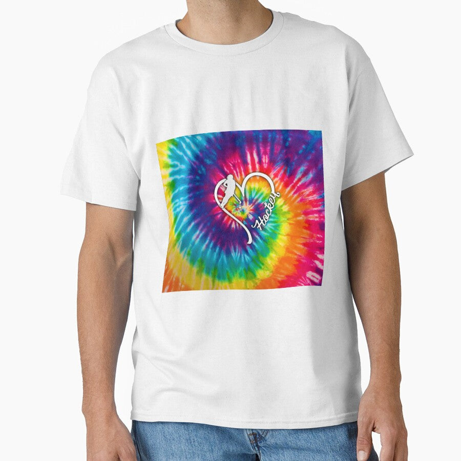 Hockey Tie Dye Heart by LucianaShop