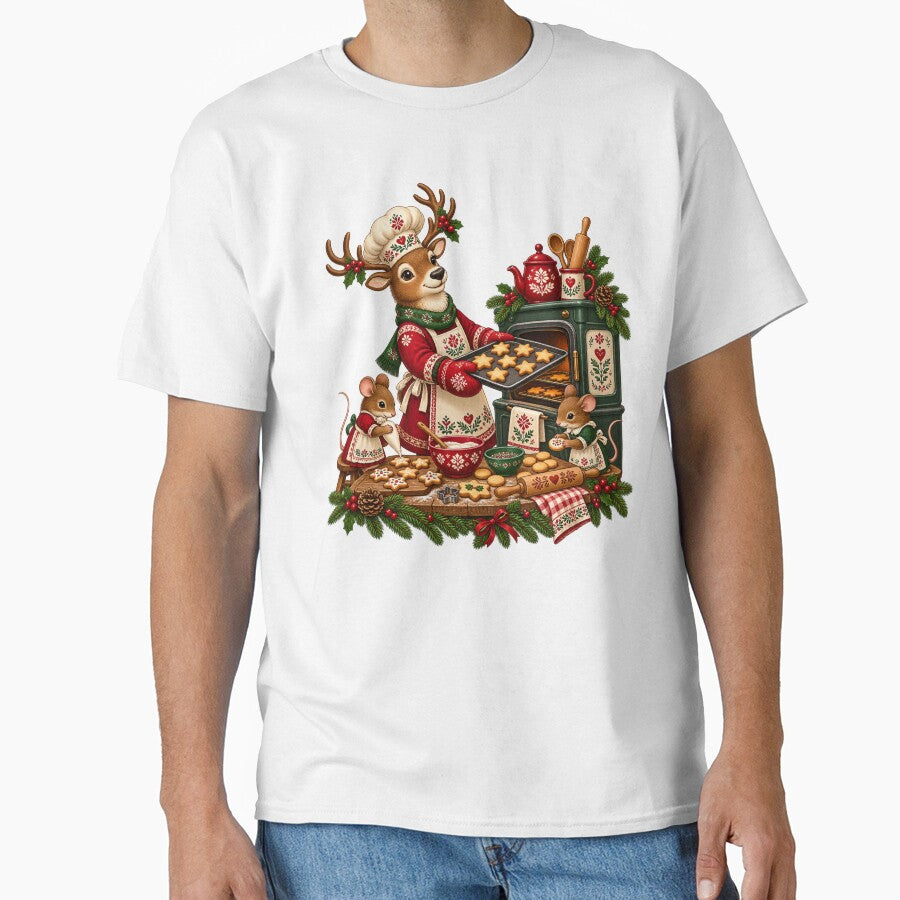 Reindeer and Mice Christmas Cookie Bakery by SiripornSeaynng