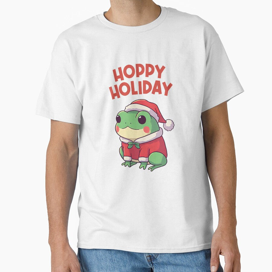 Hoppy Holiday Christmas Frog Santa by KAI-Studio