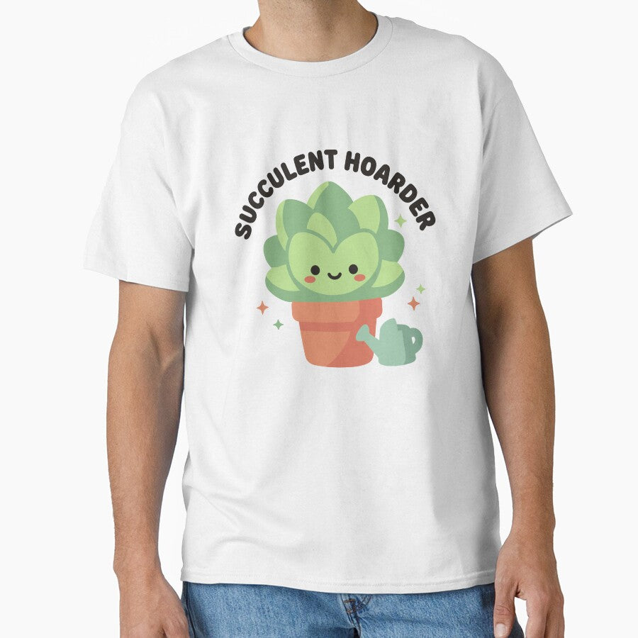 Cute Succulent Hoarder by artistastshirt