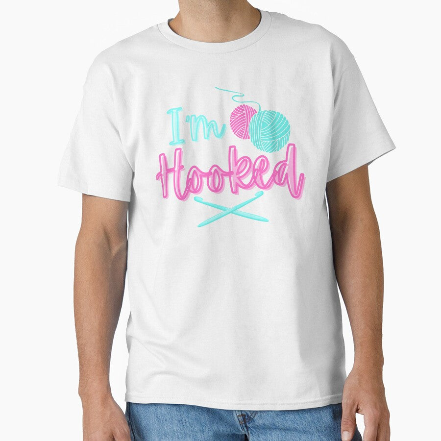 I'm Hooked, crochet play on words by Fr0mtheMachine