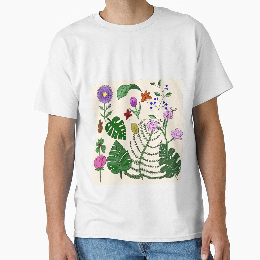 Plants botanical flowers by Olga Schembri by Keddmia
