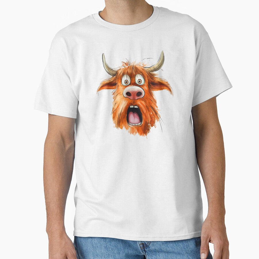 Funny Highland Cow by Dawidsz79