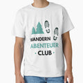 Hiking Adventure Club | German hiking | Black hiking t-shirt by Ainbowz-Artwork