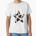 Cow Print Star Aesthetic Sticker by Velvet Cherry Studio